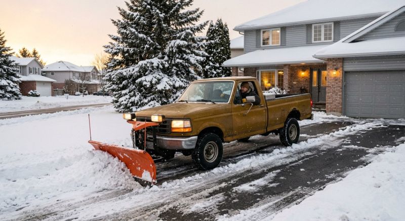 Driveway Snow Plowing in New York, NY