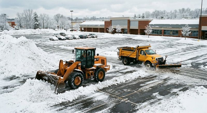 Parking Lot Snow Plowing in Brooklyn, NY