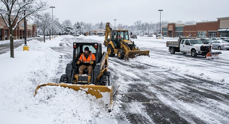 Parking Lot Snow Plowing in Brooklyn, NY