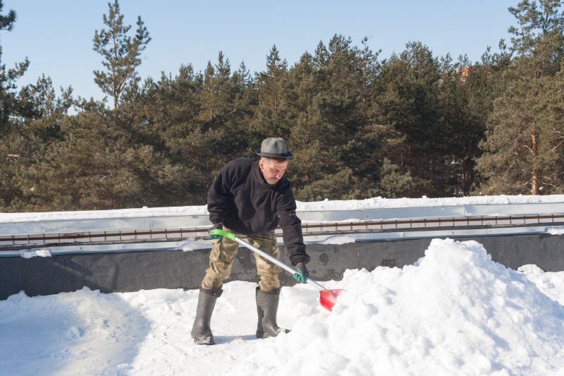 Roof Snow Raking in Brooklyn, NY