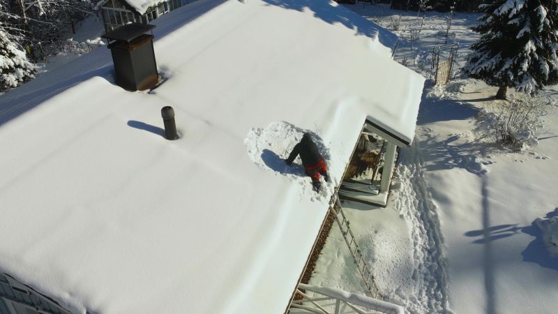 Roof Snow Raking in New York, NY