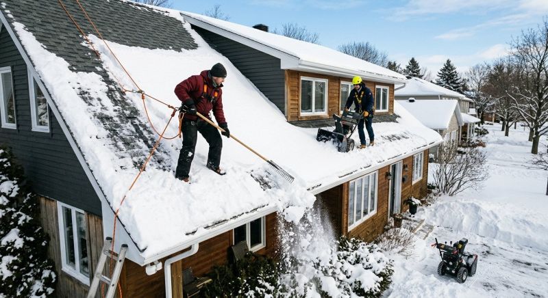 Roof Snow Removal in Long Island, NY