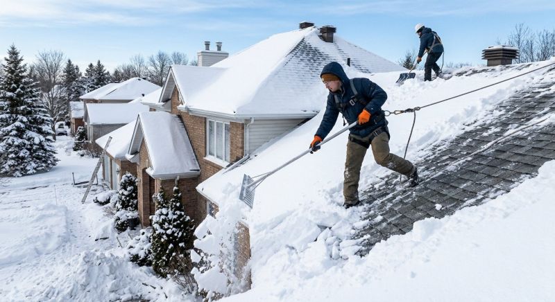 Roof Snow Removal in New York, NY